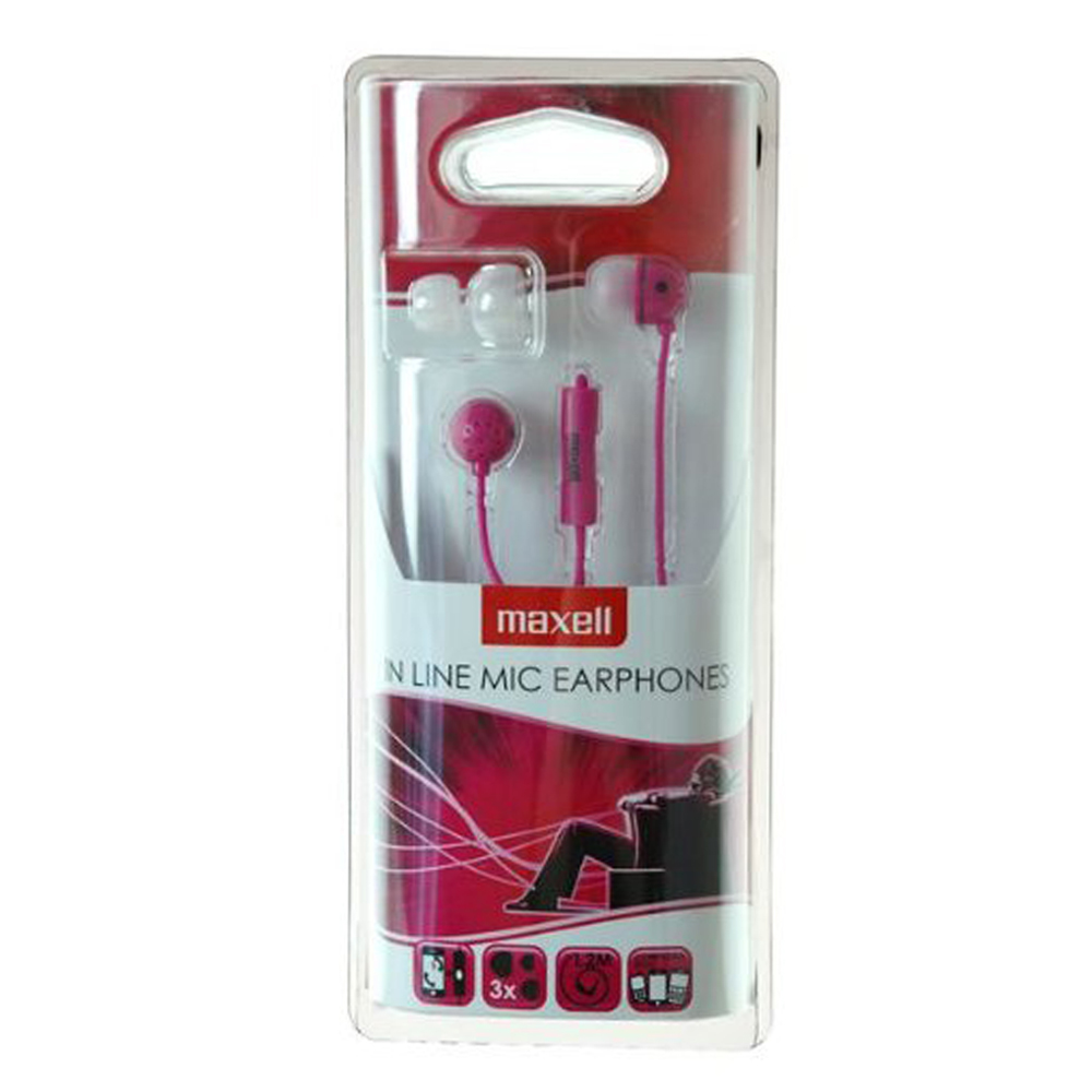 in line mic pink