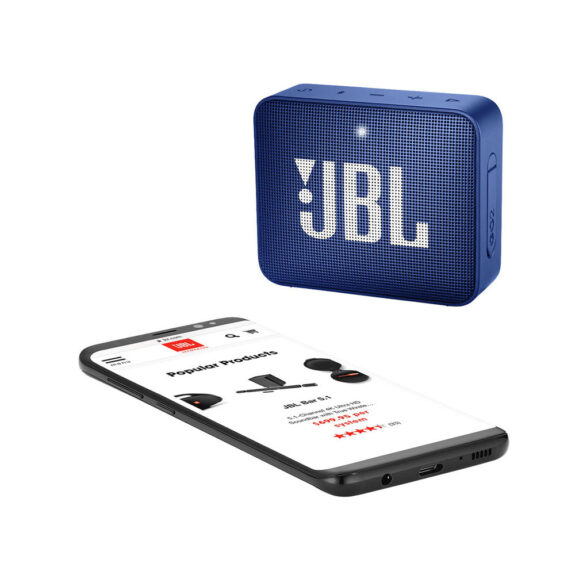 JBL Go 2 Waterproof Portable Bluetooth Speaker Blue mega kosovo prishtina pristina