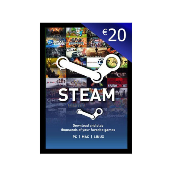 PC Card Steam Worldwide Wallet Key 20€ mega kosovo prishtina pristina
