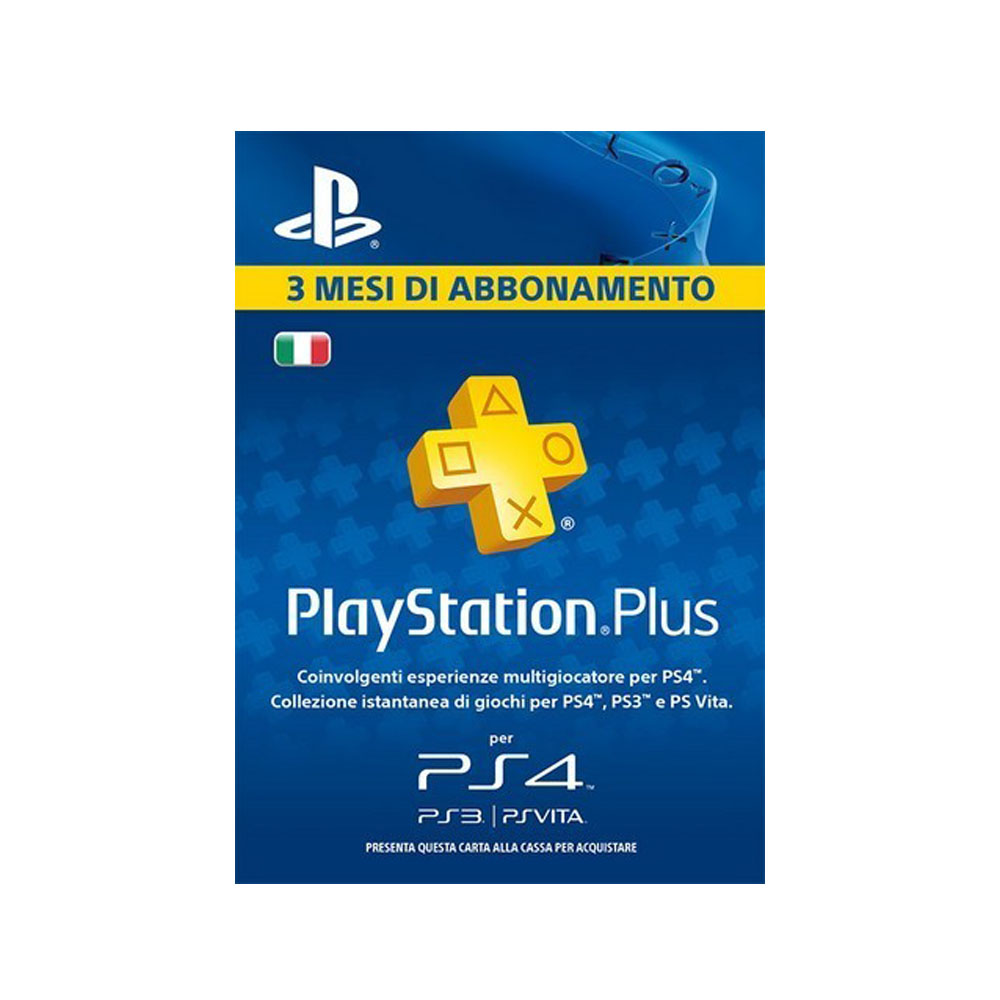 Sony PlayStation Plus Card 3 Months