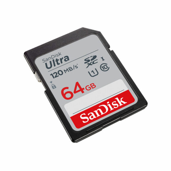 SANDISK 64GB ULTRA UHS-I SDXC MEMORY CARD 120mb/s mega kosovo kosova prishtina pristina