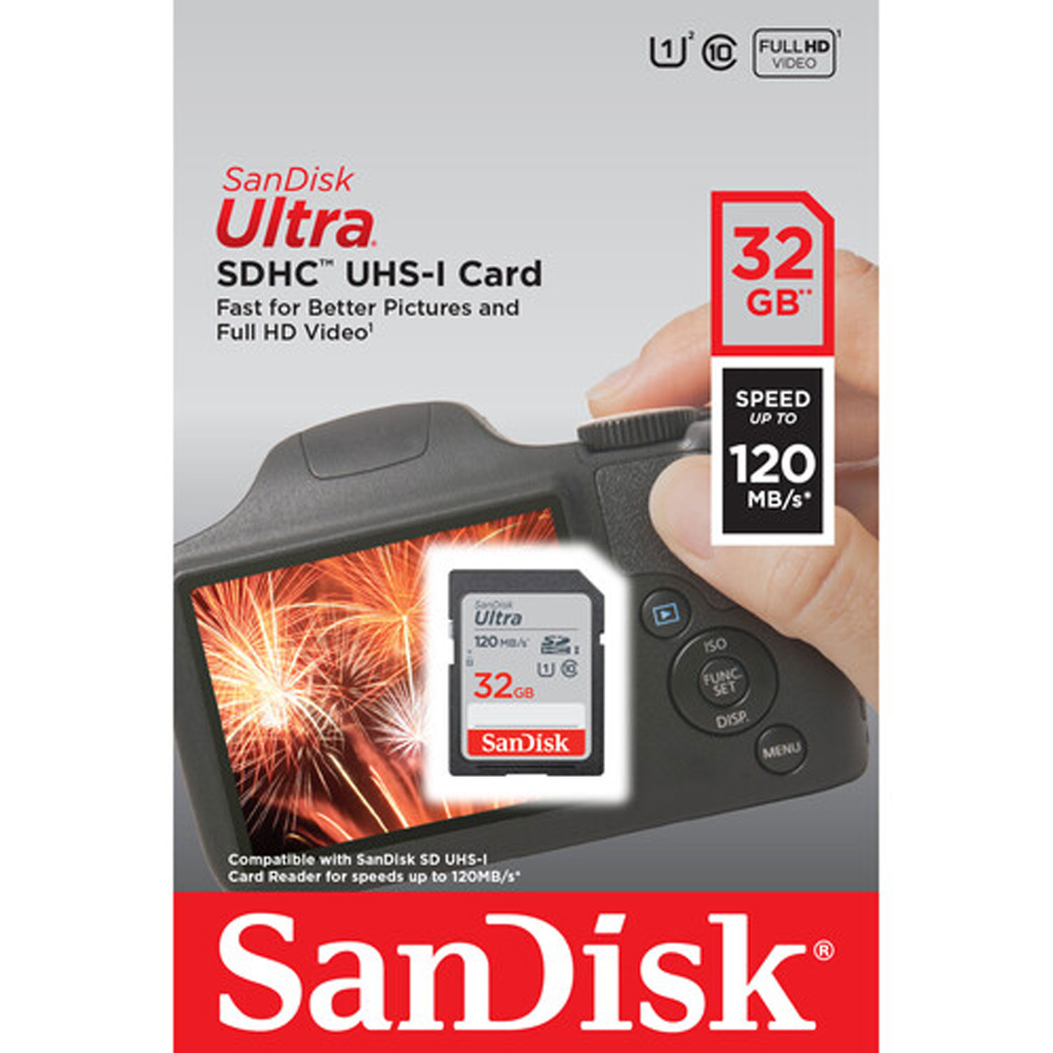 Sandisk 32gb Ultra Uhs I Sdhc Memory Card Class 10 120mbs Mega Electronics 0264